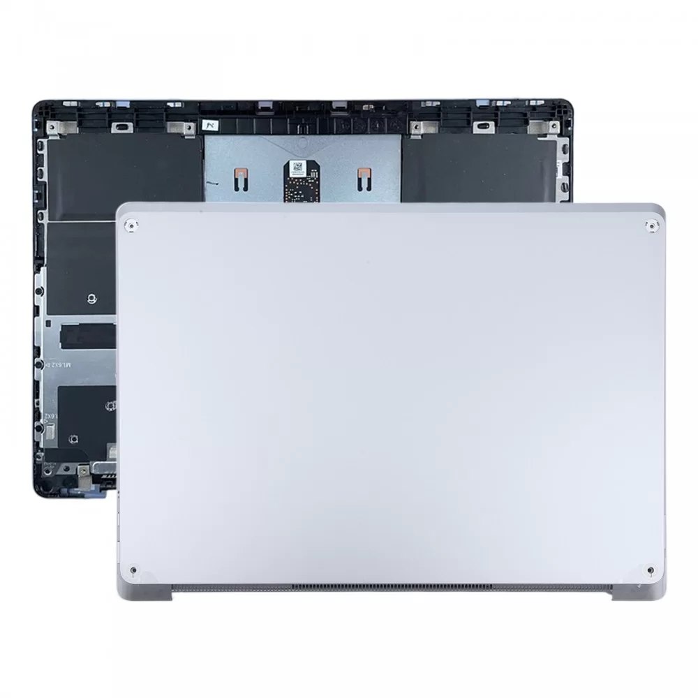 Per Microsoft Surface Laptop 3/4/5 1979 1867 1868 1958 Cover posteriore lato D da 13,5 pollici (Argento)